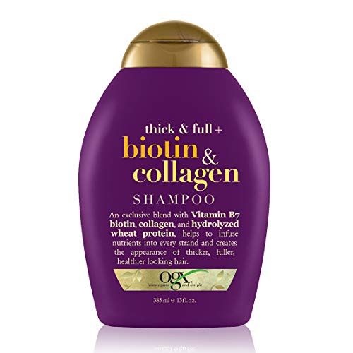 OGX Thick & Full + biotīna un kolagēna apjomu palielinošs šampūns