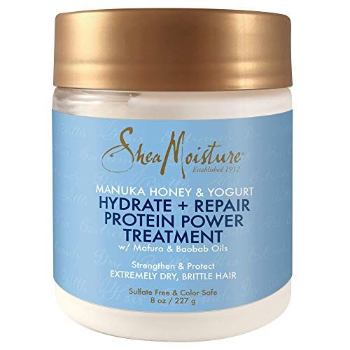 Shea Moisture Manuka Honey & Yogurt Hydrate + Obnovitvena nega za močne beljakovine
