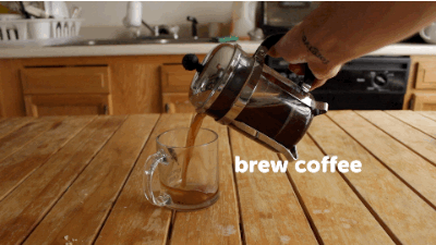 Заварить кофе