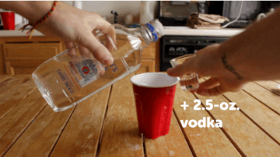 Vodka de 2,5 oz