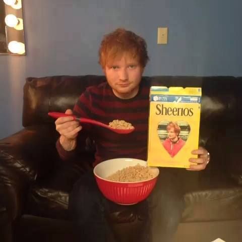 Ed Sheerans kærlighed til mad er lige så god som hans kommende albumudgivelse