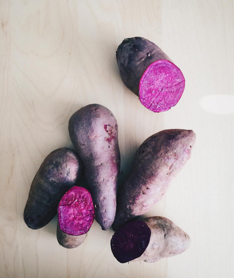 violetiniai maisto produktai