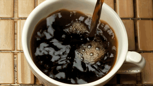 čierna káva