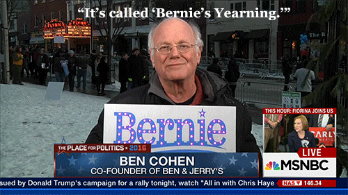 Ben & Jerry’s je ustvaril nov okus sladoleda samo za Bernieja Sandersa