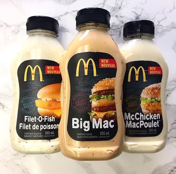 McDonald's ขายซอสสูตรพิเศษของ Big Mac ในร้านขายของชำ