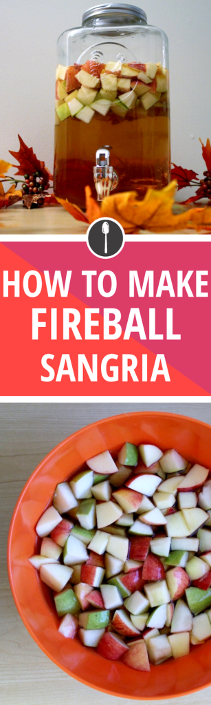 Ako si vyrobiť jablkový mušt Fireball Sangria