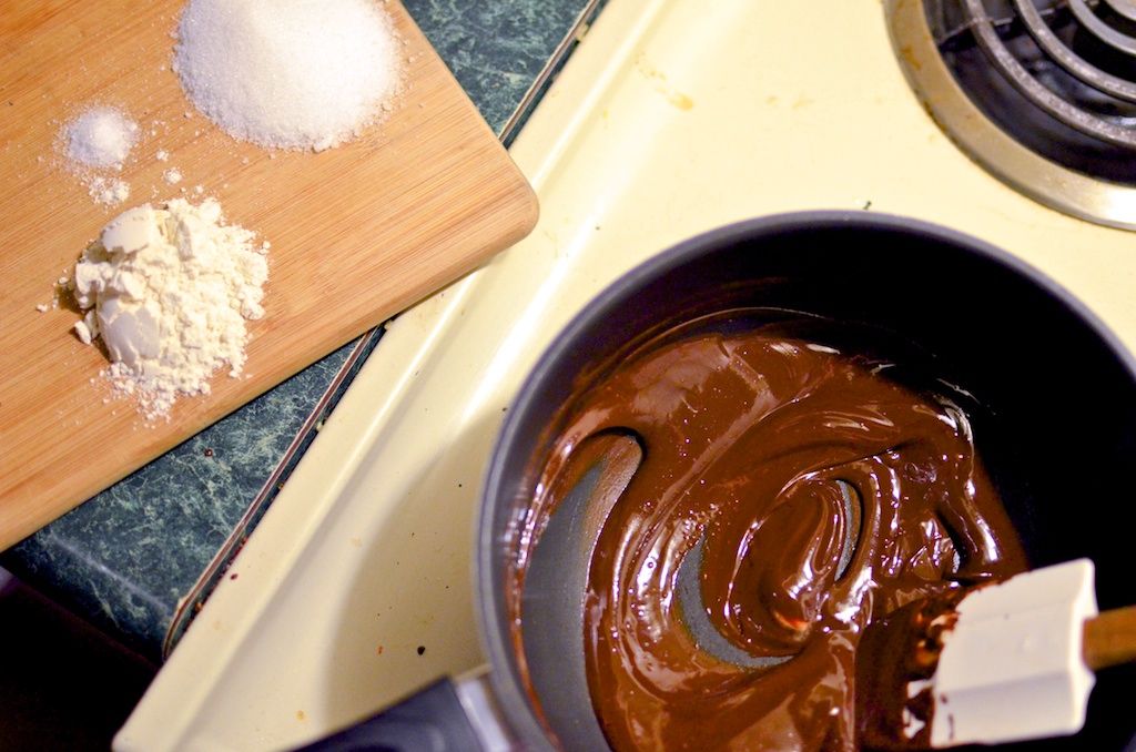 Pasteles de lava de chocolate fundido (para uno o dos)